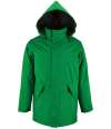 02109 Robyn SOL'S Unisex Robyn Padded Jacket Kelly Green colour image
